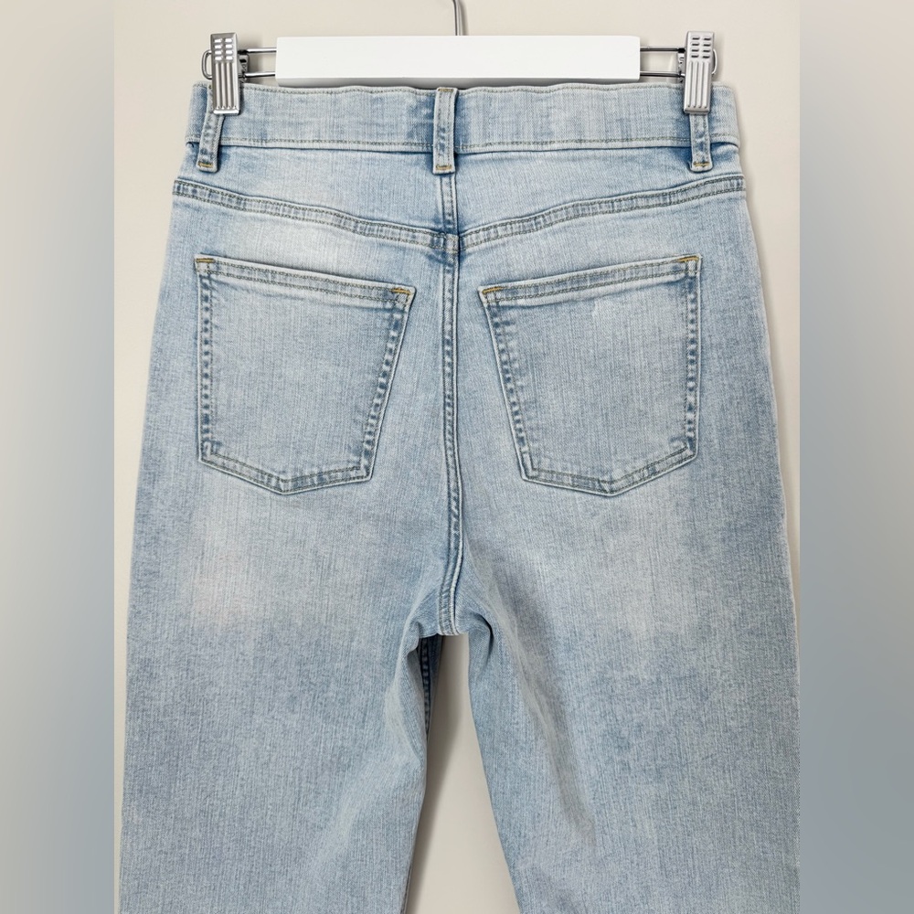 NWT Spanx Lycra Fitsense Slim Straight Jeans in Turner Wash Sz 6 - Picture 11 of 16